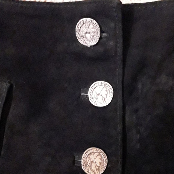 Genuine handmade suede skirt - Picture 4 of 8